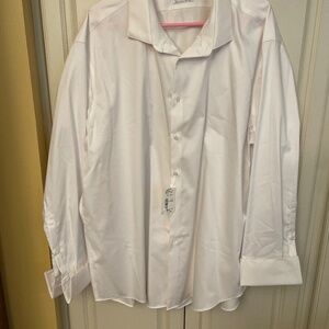 Men’s 4XL Calvin Klein White Dress Shirt